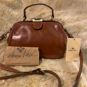 Patricia Nash Italian Leather Gracchi Satchel